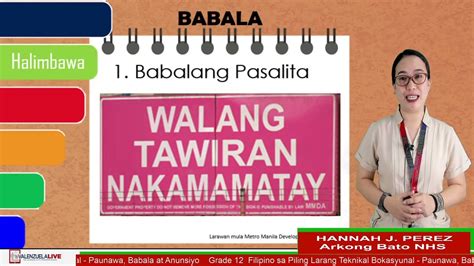 halimbawa ng paunawa babala at anunsyo|Filipino sa Piling Larang.